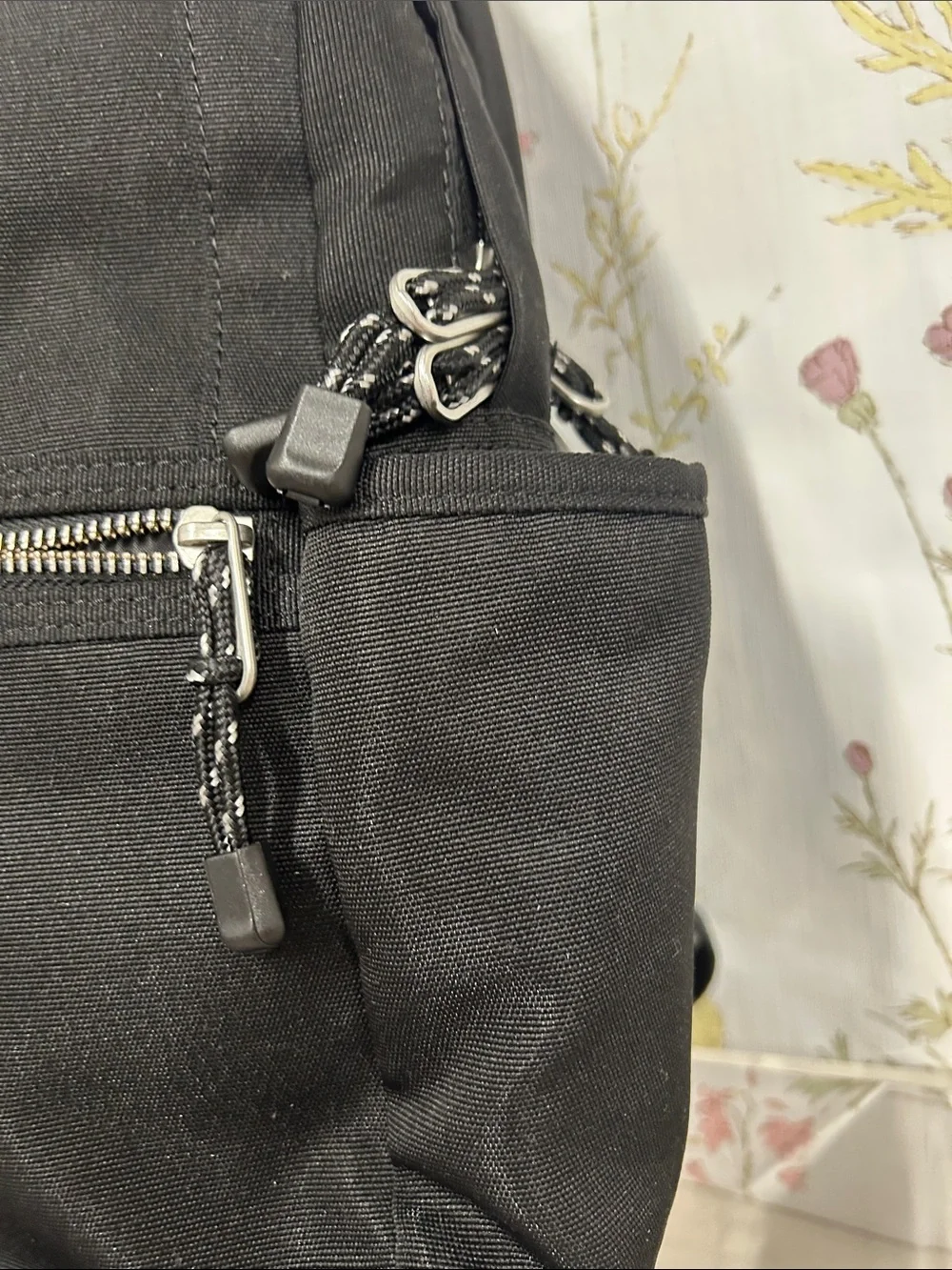 STATE REED Black Backpack with Red Accent